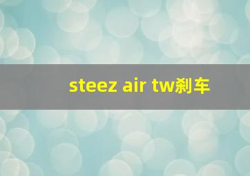 steez air tw刹车